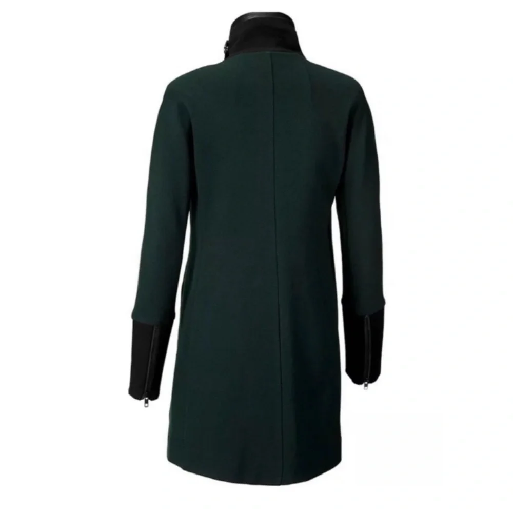 CAbi Renaissance Coat Green Black Small 3725 - Picture 4 of 16